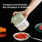 Electric Garlic Purer 250ML Mini Electric Garlic Chopper USB Charging Ginger Vegetable Cutter Food Chopper Kitchen Tools
