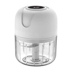 Electric Garlic Purer 250ML Mini Electric Garlic Chopper USB Charging Ginger Vegetable Cutter Food Chopper Kitchen Tools